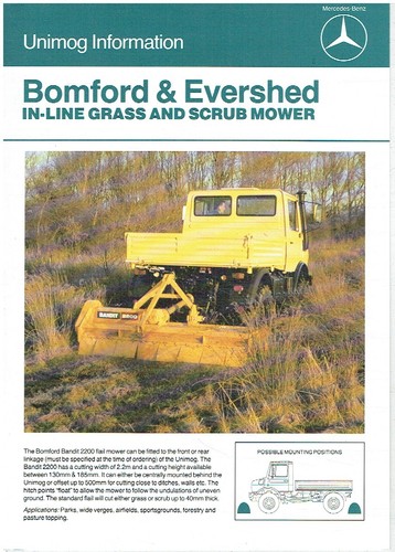 Mercedes benz unimog bomford - bomford, &