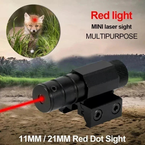 Red laser dot - red,