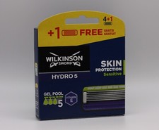 Wilkinson Sword Hydro 5 Sensitive Mens Razor Blades pack of 5 10 FREEPOST