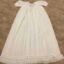 Vintage Baby’s Christening Gown Cotton Nightdress Small Child