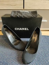 Ladies Chanel black Wedge