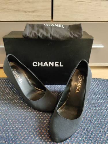Ladies chanel black - chanel, wedge