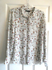 ladies preowned marks and spencer top size 16 collared long sleeve