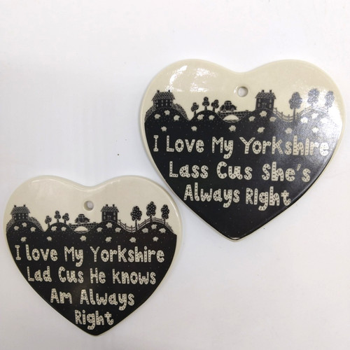 Moorland pottery yorkie - x2,