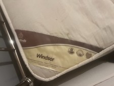 Four Poster Double Bed Frame with Canopy Brass King size