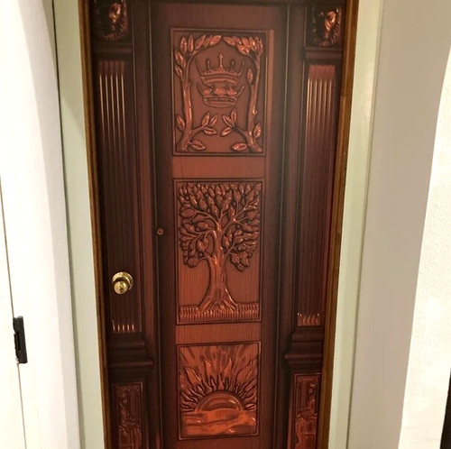 Narnia wardrobe door - mural, |