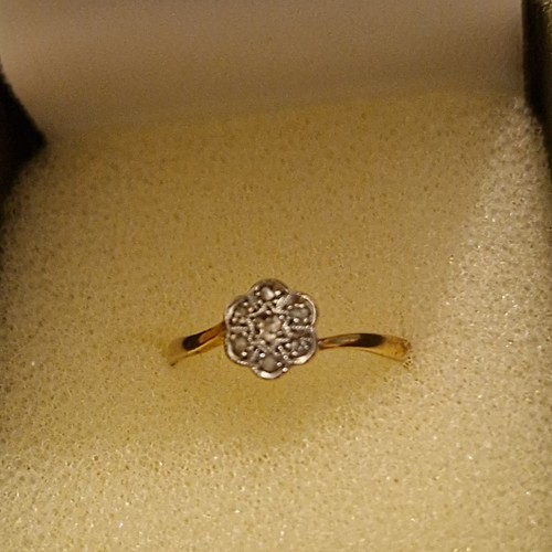 Antique edwardian 18ct gold - 18ct,