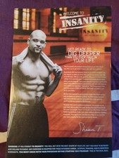 Insanity Total Body Workout Program 10 Disc DVD Set Shaun T Beachbody + bonus!