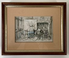 Anton Pieck The Artist Framed
