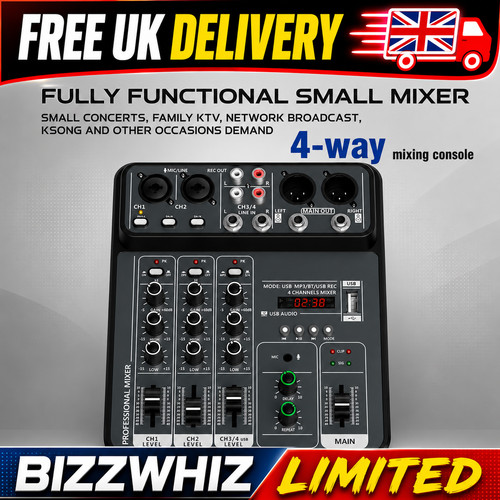 Audio mixer 48v - phantom, power