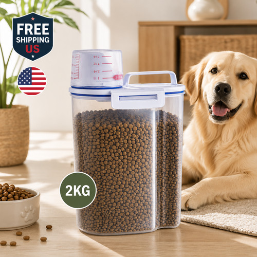 Airtight pet food storage - pet,
