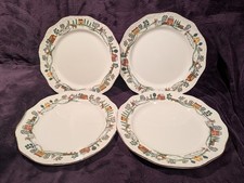 Set of 4 Mason’s Ironstone "Country Lane" 27cm Dinner Plates - Uncommon - VGC