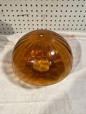 Vintage Amber Glass Flush mount Ceiling Light Shade