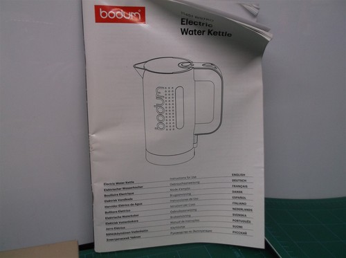 Manual only for bodum - only,