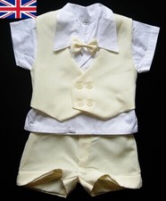 BABY BOY OUTFIT 4 Piece Cream