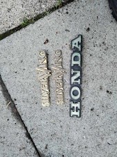 SILVER WING Side Cover Badge