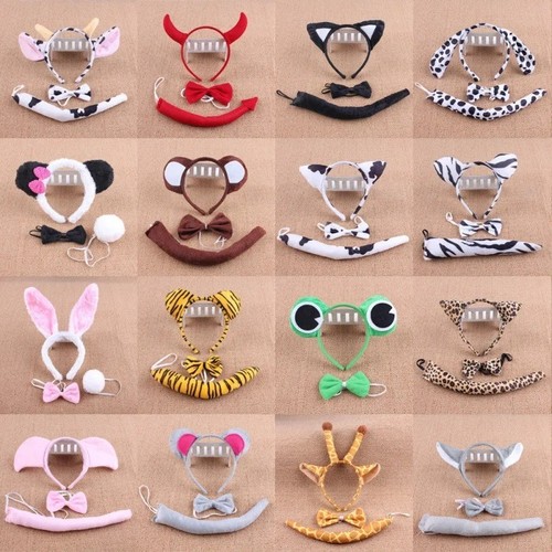 Animal costume set headband - animal,
