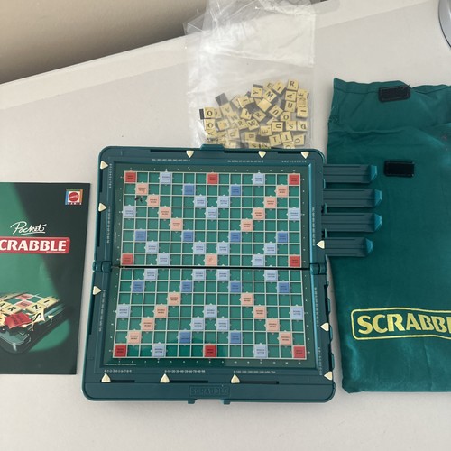 Vintage pocket scrabble travel - pocket,