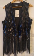 Zara Black Sequin Embellished