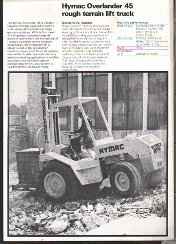 Hymac overlander rough - hymac, 45