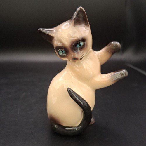 Vintage goebel siamese cat - goebel,
