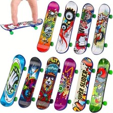 1-30pcs Mini Pack Finger Board Tech Skateboard Deck Truck Toy Gift Kids Children