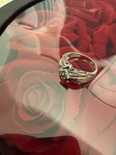 Silver Diamond H Samuel Ring (no Box)