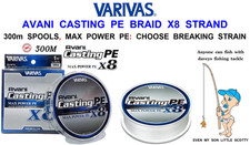 VARIVAS AVANI SPECIALIST CASTING BRAID X8 MAX POWER PE BRAIDED SEA FISHING LINE