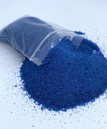 Blue decorative coloured - coloured, sand