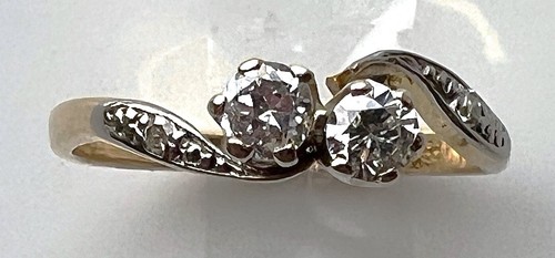 Antique 18ct diamond - 18ct, 2