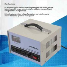 500W Automatic Voltage Stabilizer Voltage Regulator 160‑250V Input 220V Output