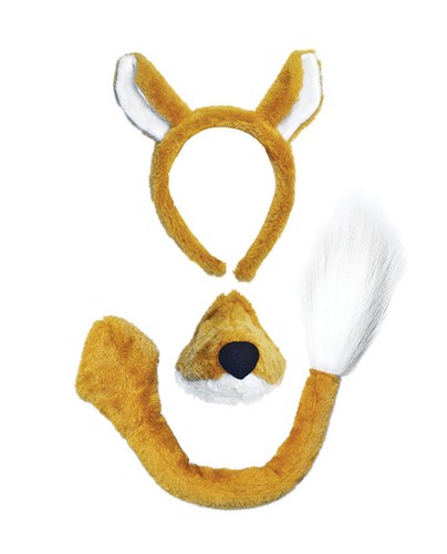 Unisex fox ears nose - nose, tail