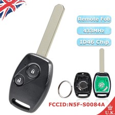 Full 2B 433MHz Remote Key Fob