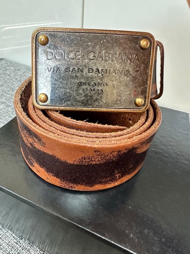 Brown leather dolce - brown, &