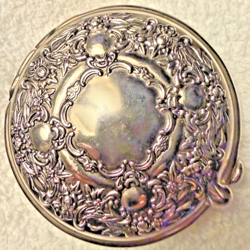 Vintage ladies floral - floral, powder