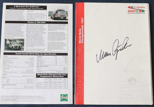 Marcus grönholm signed - grönholm, tte