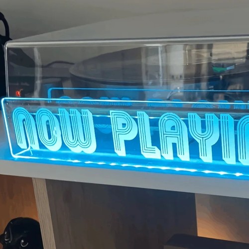 Now playing vinyl record stand - vinyl,