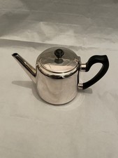 Vintage 2-Pint EPNS Silver Plated Teapot Made in England Bakelite Handle & Knob