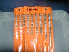 Challenge 9 Piece 5mm-10mm/110mm/160mm/210mm SDS Plus Drill Bit Set NOS