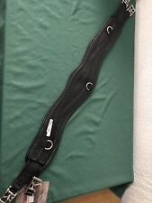 NEW HARRY DABBS CURVED WAFFLE GIRTH BLACK SIZE 58” RRP £66