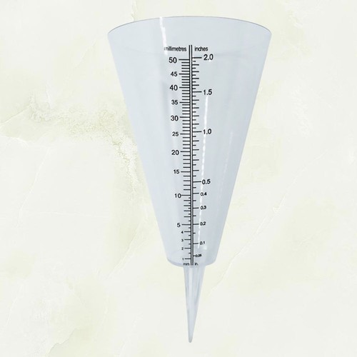 Rain water gauge garden - rain,