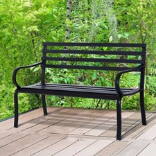 Garden Metal Bench Porch Chair