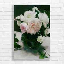 Romantic Peony Flower Canvas