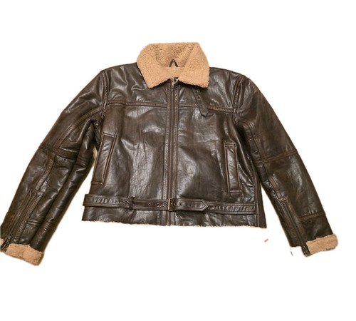 Revox leather aviator bomber - revox,