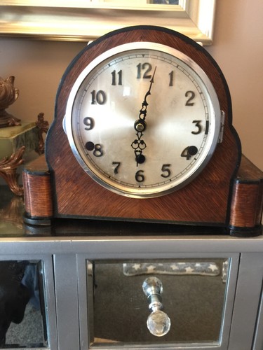 1920s 30s mantel clock - mantel,