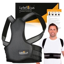 Posture Corrector Back Brace - Breathable Support for Men & Women - LyfeFocus