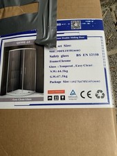 Chrome Quadrant Shower