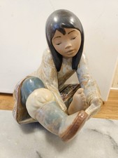Gres  Lladro "ESKIMO GIRL WITH