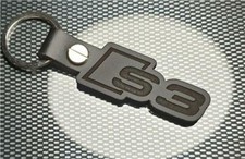 S3 Leather Keyring keychain BLACK  TFSI QUATTRO S LINE TDI SPORTBACK OL