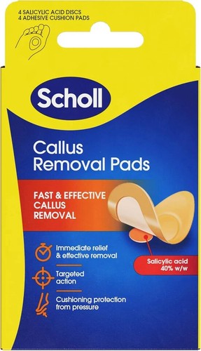 Scholl callus remover - callus, pads